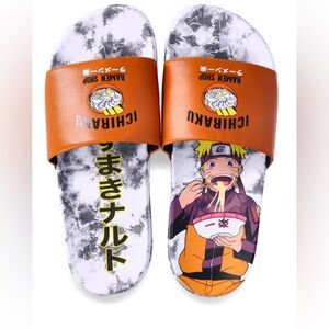 NARUTO SHIPPUDEN SLIDE SANDALS SIZE 9 For Men’s